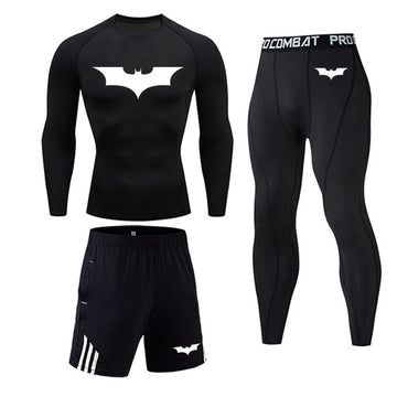 Men's quick-drying fitness suit