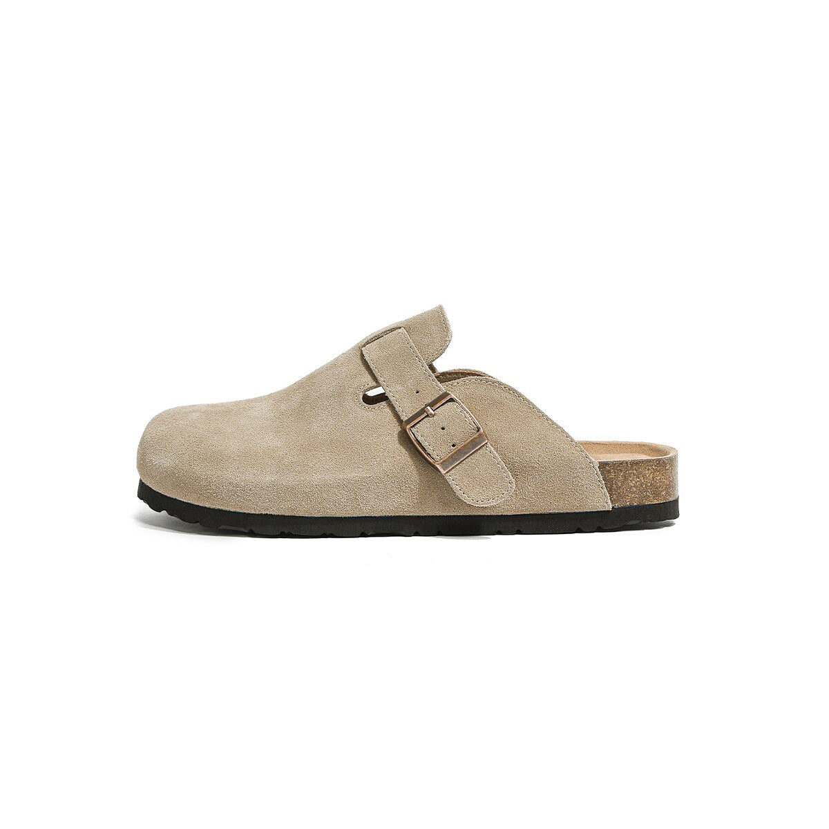 Toe Cap Semi Slipper Slip-on